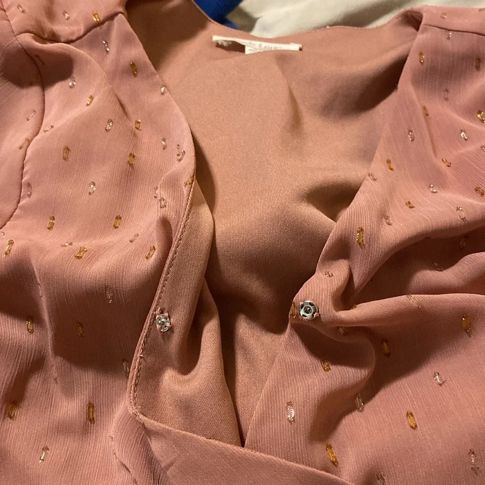 ‘Dusty Pink’ Blouse Bodysuit by Peach Love California - Picture 3 of 11